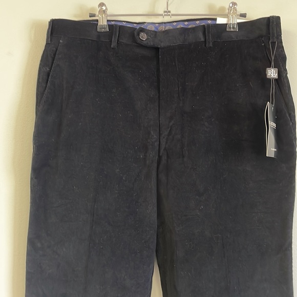 Lauren Ralph Lauren Mens Dewhurst Corduroy Stretch Straight Leg Pants - Picture 2 of 10